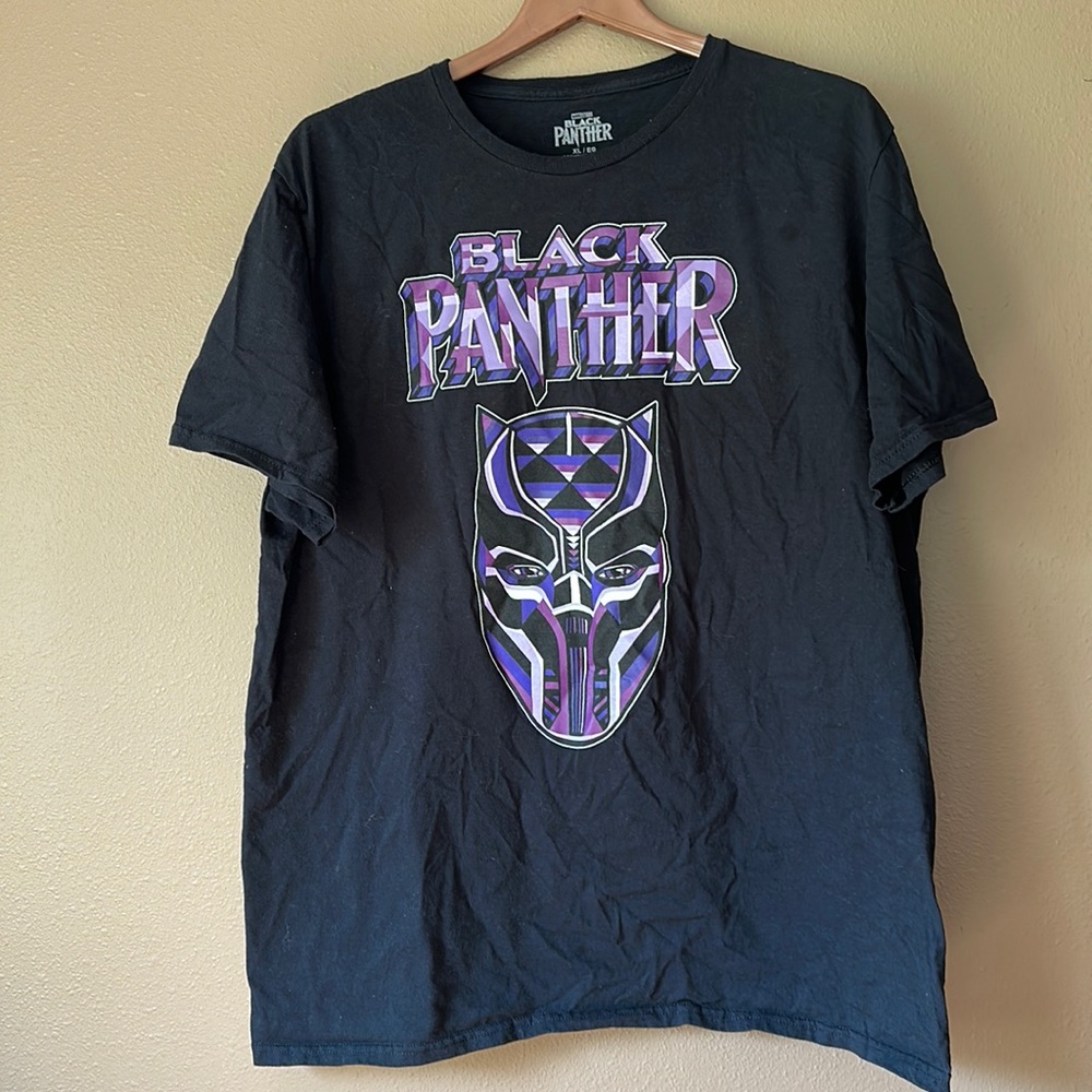 Mens Marvel Black Panther tee; size XL